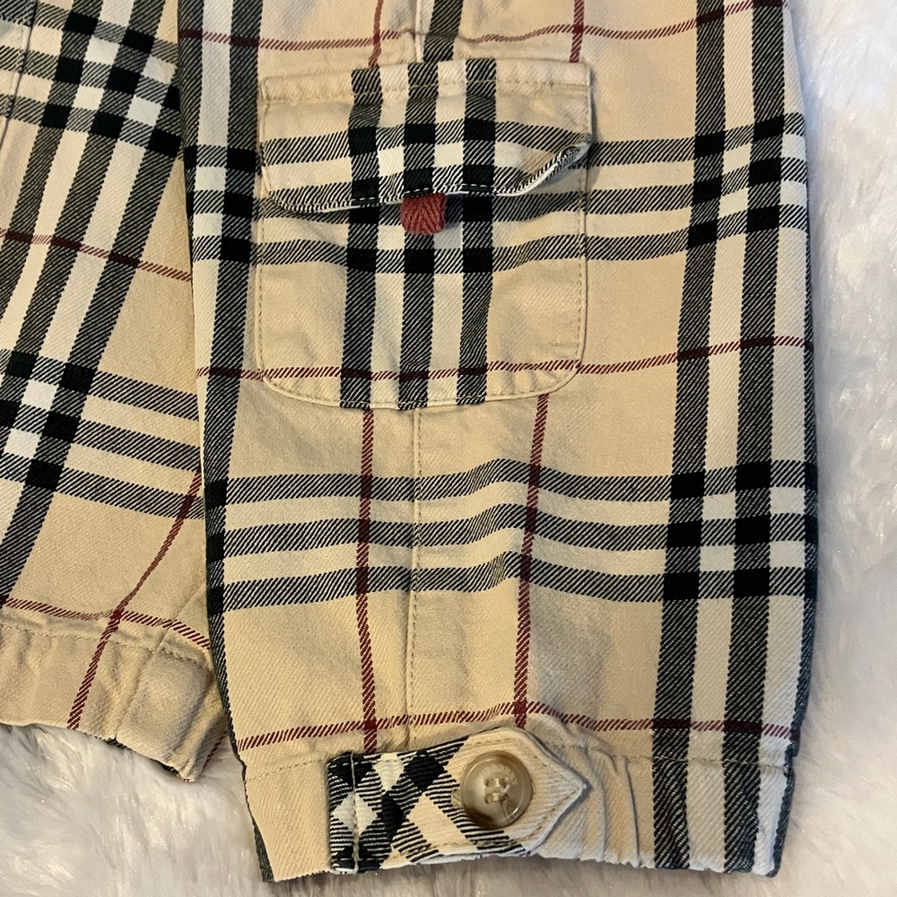 Burberry Tan Checkered Cargo Pants - Picture 2 of 3